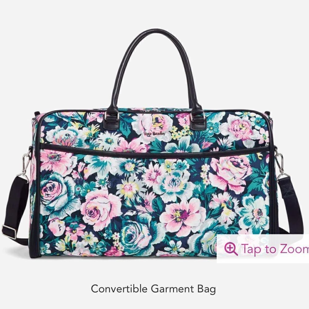 Vera Bradley Convertible Garment Bag in Garden Grove NWT